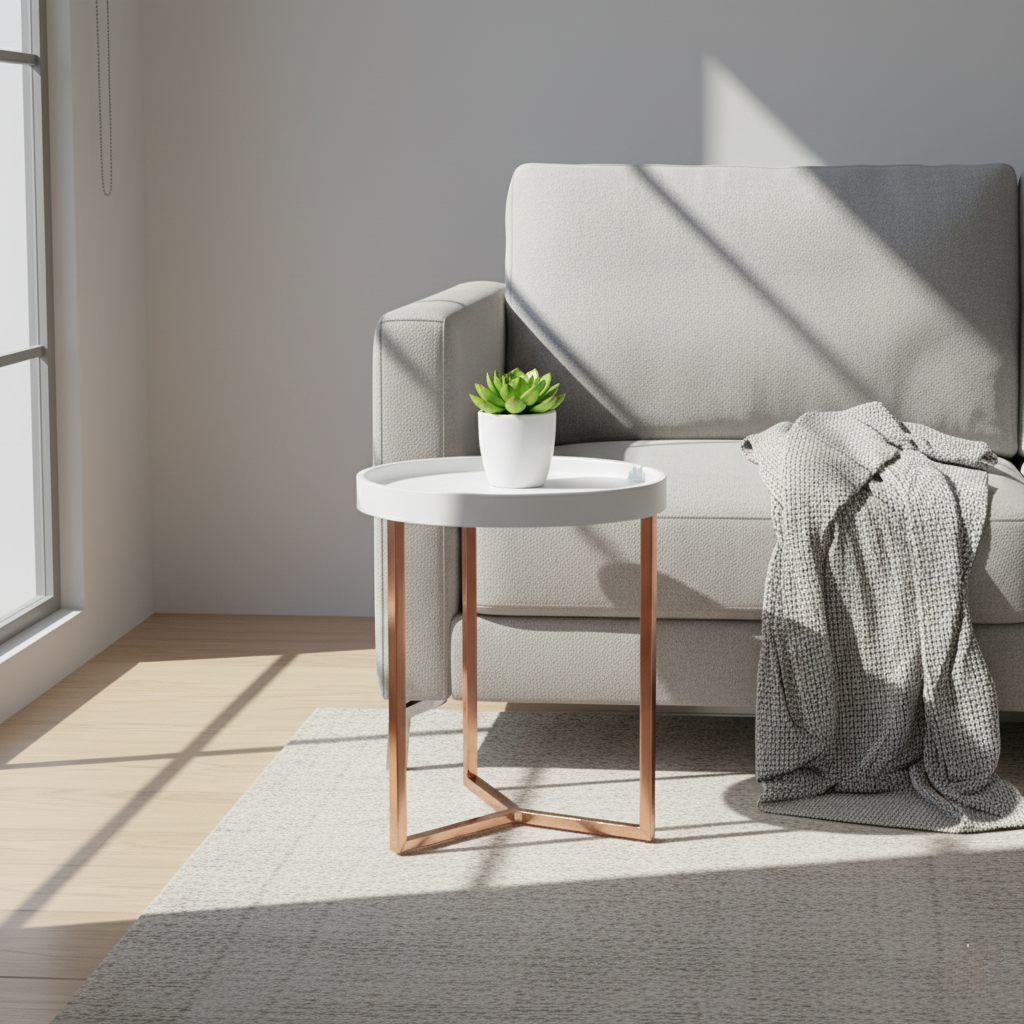White Side Table