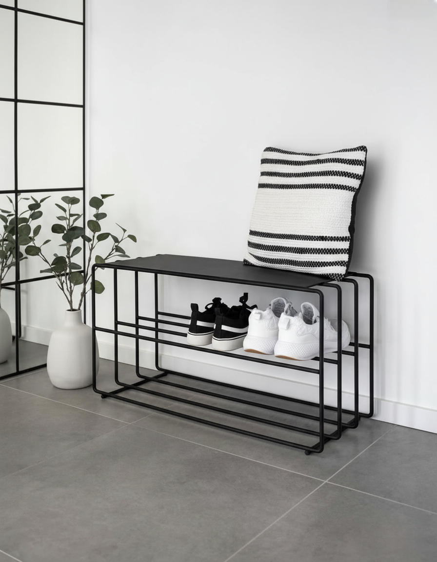 Padded Shoe Rack